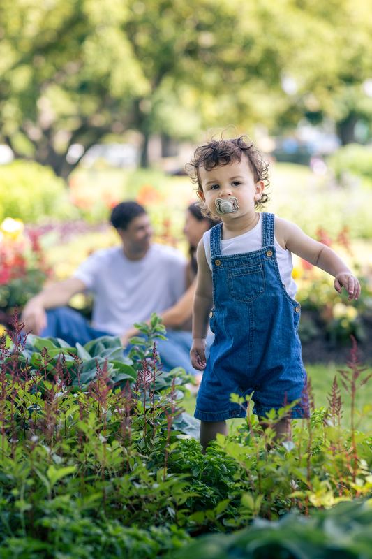 Explorer in the garden