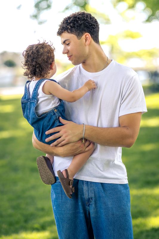 Eye to eye with dad